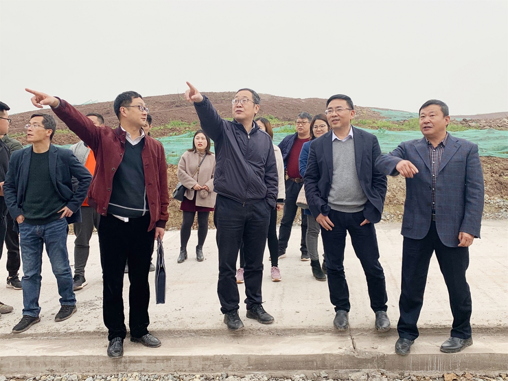 市委常委、高新区党工委书记张邦举率队调研督导公司南湖生态城片区项目建设